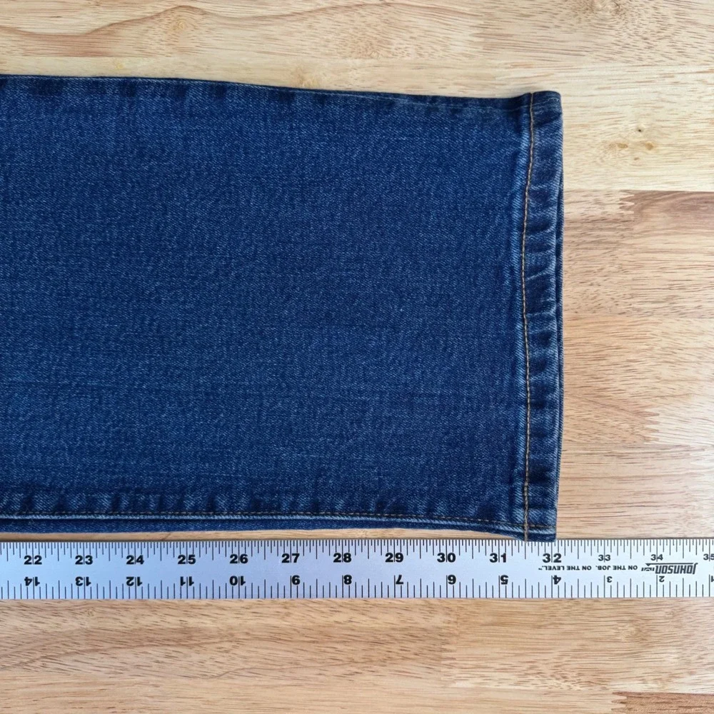 NEW Joe's Jeans The Classic Straight Leg Mens 38x32 Blue Dark Wash Stretch Denim